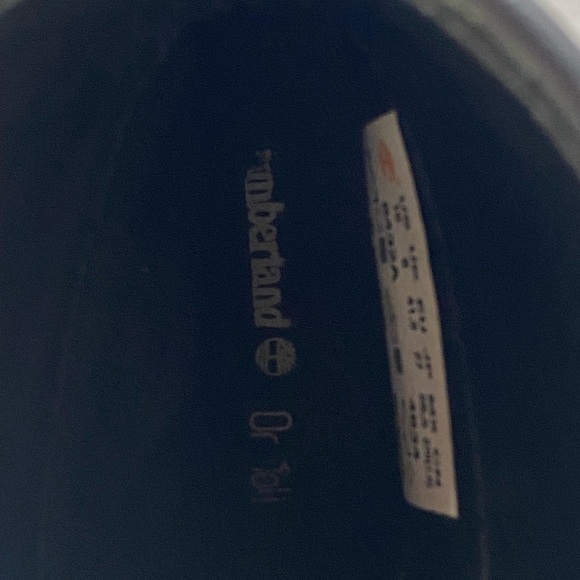 Timberland Black Leather Suede Glancy 3.5” Heel 8432A 4834 Size 10 EUC - Picture 16 of 16